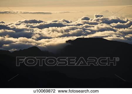 Aerial of dormant volcano in Haleakala National Park, Maui, Hawaii. View Large Photo Image Stock Image - Aerial of dormant volcano in Haleakala National Park, Maui, Hawaii.. Fotosearch