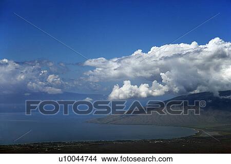 View of South Maui from Haleakala in Hawaii. View Large Photo Image Picture - View of South Maui from Haleakala in Hawaii.. Fotosearch