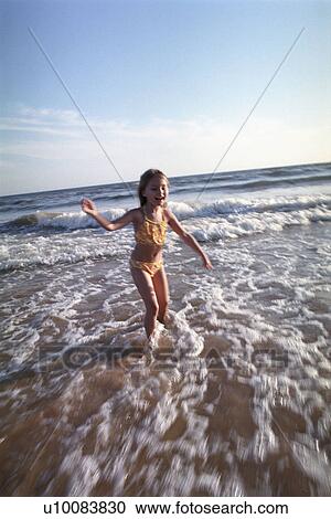 Girl in Sea View Large Photo Image Stock Image - Girl in Sea. Fotosearch