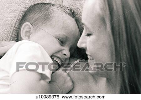 Mother and son View Large Photo Image Stock Photograph - Mother and son. Fotosearch