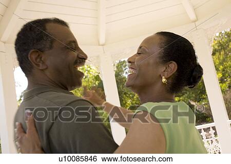 Stock Photograph - Mature couple dancing. Fotosearch