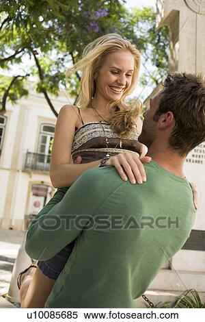 Couple in town View Large Photo Image Stock Photography - Couple in town. Fotosearch
