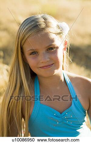 Stock Image - Young girl. Fotosearch