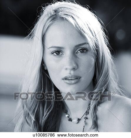 Stock Photograph - Young woman . Fotosearch