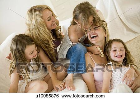 Family at home View Large Photo Image Stock Photograph - Family at home. Fotosearch