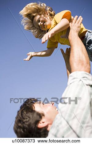 Stock Image - Father and daughter. Fotosearch