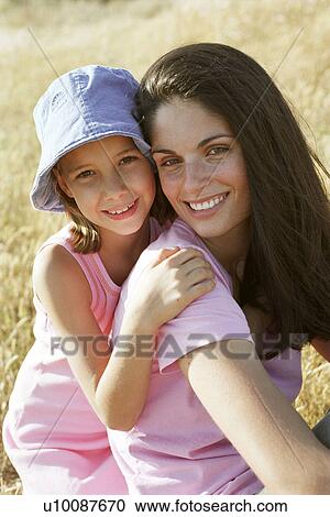 Stock Image - Mother and daughter. Fotosearch