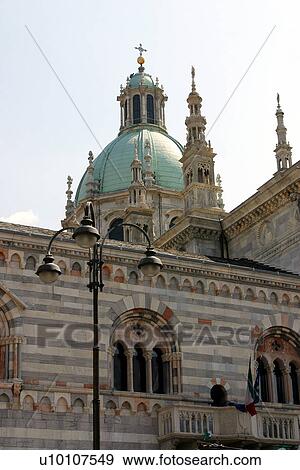 Como Duomo -exterior detail View Large Photo Image Stock Photo - Como Duomo -exterior detail. Fotosearch