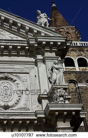 Facade of San Mois Church baroque ornamentation View Large Photo Image Stock Photo - Facade of San Mois Church baroque ornamentation. Fotosearch