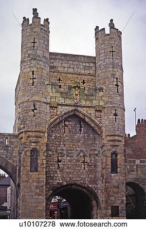 Stock Photo - Micklegate Bar, York Uk. Fotosearch