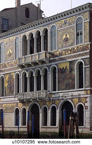 Palazzo Bararigo with mosaic facade on Grande Canal View Large Photo Image Stock Photography - Palazzo Bararigo with mosaic facade on Grande Canal. Fotosearch