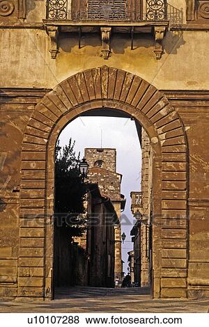 Pienza Italy View Large Photo Image Stock Photo - Pienza Italy. Fotosearch