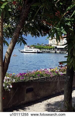 Stock Photography - Bellagio-view of harbour. Fotosearch