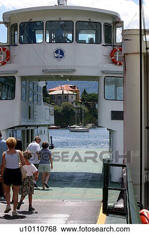 Ferry at dock - Varenna View Large Photo Image Stock Photo - Ferry at dock - Varenna. Fotosearch