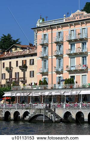 Stock Image - Bellagio-view of harbour. Fotosearch