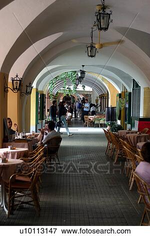 Stock Photo - Bellagio -view of shopping arcade . Fotosearch