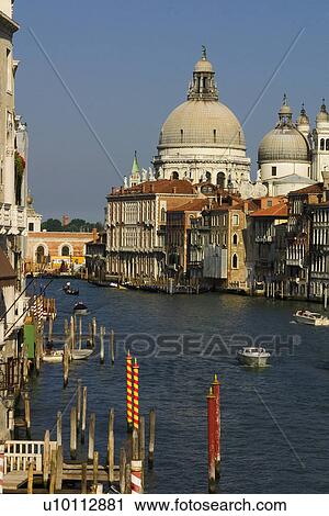 Church Santa Maria delle Salute at edge of Grande Canal View Large Photo Image Stock Image - Church Santa Maria delle Salute at edge of Grande Canal. Fotosearch