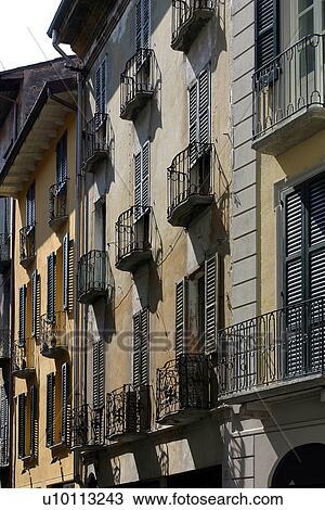 Como-building facade View Large Photo Image Stock Image - Como-building facade. Fotosearch