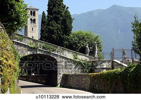 Osuccio -stone arch over road View Large Photo Image Stock Photo - Osuccio -stone arch over road. Fotosearch