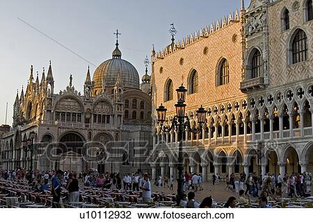 St Marks Basilica and Doges Palace in afternoon sunlight View Large Photo Image Stock Image - St Marks Basilica and Doges Palace in afternoon sunlight. Fotosearch