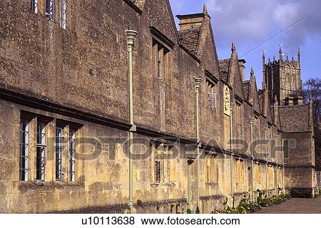 Alms Houses, Chipping Campden, UK View Large Photo Image Stock Photo - Alms Houses, Chipping Campden, UK. Fotosearch
