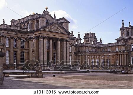 Blenheim Oxfordshire UK View Large Photo Image Stock Photography - Blenheim Oxfordshire UK. Fotosearch
