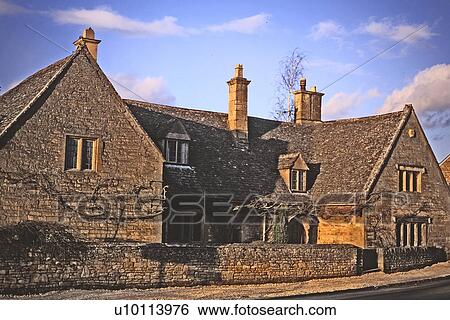 Broadway, Oxfordshire, UK View Large Photo Image Stock Photograph - Broadway, Oxfordshire, UK. Fotosearch