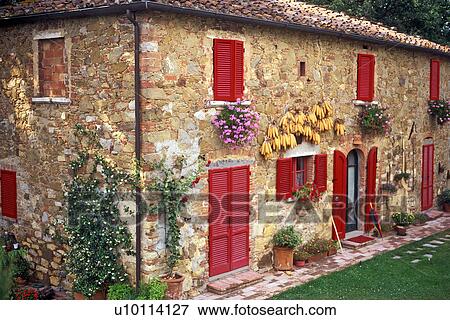 Home in Tuscany, Italy View Large Photo Image Stock Photo - Home in Tuscany, Italy. Fotosearch