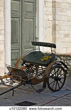 Stock Image - Antique cart. Fotosearch