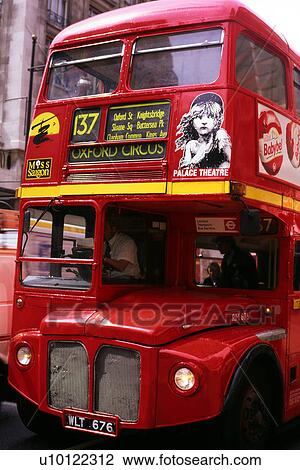 London double decker bus, red View Large Photo Image Stock Image - London double decker bus, red. Fotosearch