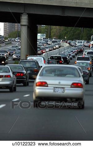 Stock Image - Rush Hour cars. Fotosearch