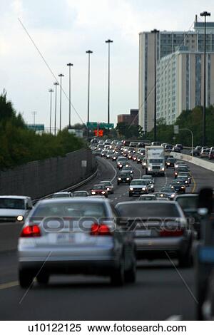 Stock Photography - Rush Hour cars. Fotosearch