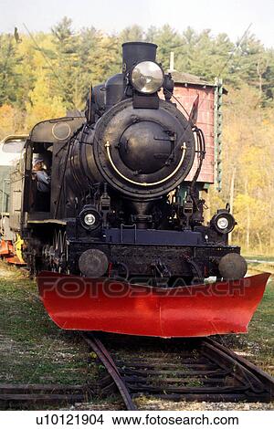Picture - Steam train engine. Fotosearch