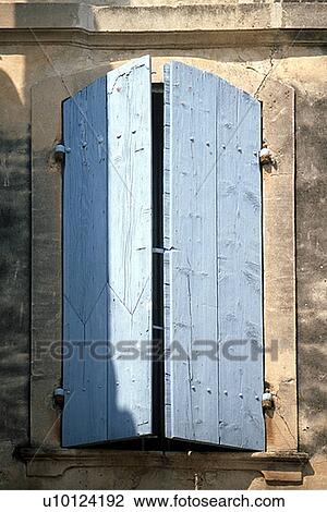 Stock Image - Blue Shutters. Fotosearch