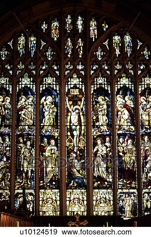 Stock Photo - Stained glass window. Fotosearch