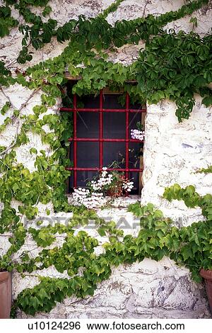 Stock Photograph - Tuscany window. Fotosearch
