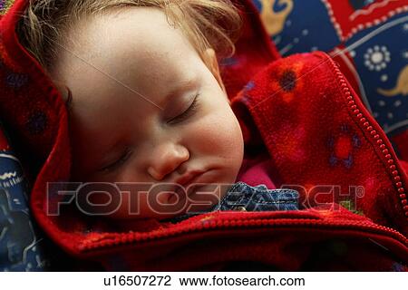 Stock Image - baby, kid, child, infant, toddler, indoors. Fotosearch