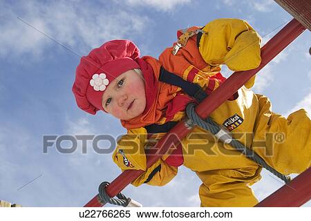 Stock Photography - child, kid, outdoors, day, daytime, looking. Fotosearch