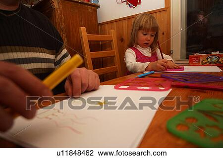 Stock Image - kid, child, little, little girl, girl, young. Fotosearch