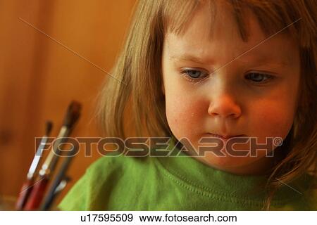 Stock Photo - kid, child, little, little girl, girl, young. Fotosearch