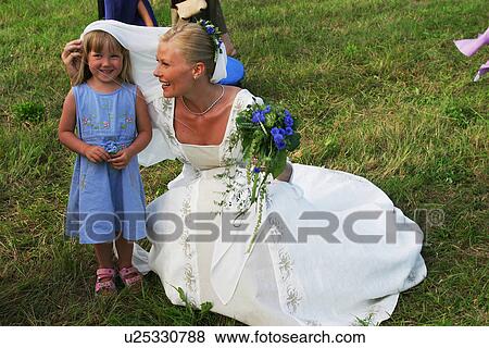 Stock Photo - woman, young, youth, child, kid. Fotosearch