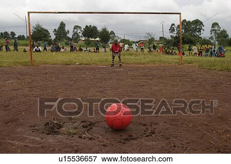 Stock Photo - contact field, Football, game, football game, match, football match. Fotosearch