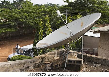 Stock Image - Day, Outdoors, Dish. Fotosearch
