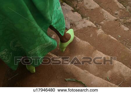 Stock Image - lady, woman, female, outfit, garment, shirt. Fotosearch