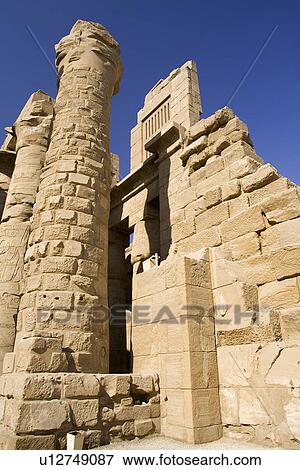 Brick, Column, Day, Egypt, Africa View Large Photo Image Stock Photo - Brick, Column, Day, Egypt, Africa. Fotosearch