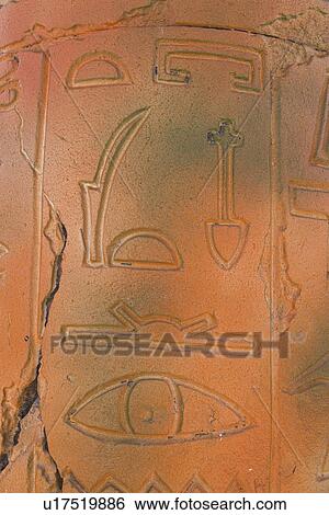 Carving, Hieroglyphics, Design, Close-Up, Antique View Large Photo Image Stock Photograph - Carving, Hieroglyphics, Design, Close-Up, Antique. Fotosearch
