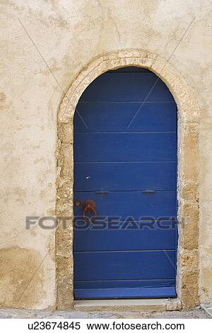 Stock Photography - Blue, Day, Close-Up, Closed, Arch. Fotosearch