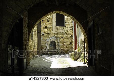 Stock Image - building, appearance, archway, arch, arc, ancient. Fotosearch