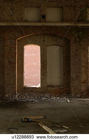 Stock Image - building, interior, window, appearance, structural, structure. Fotosearch