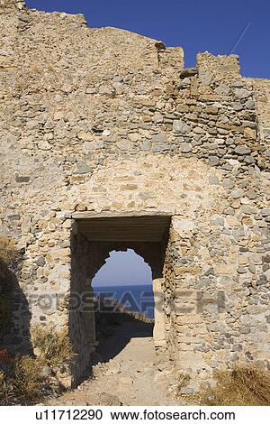 Stock Image - Close-Up, Blue, Clear Sky, Building Structure, Building Exterior, Arch. Fotosearch